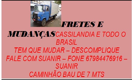 FRETES E MUDANÇAS